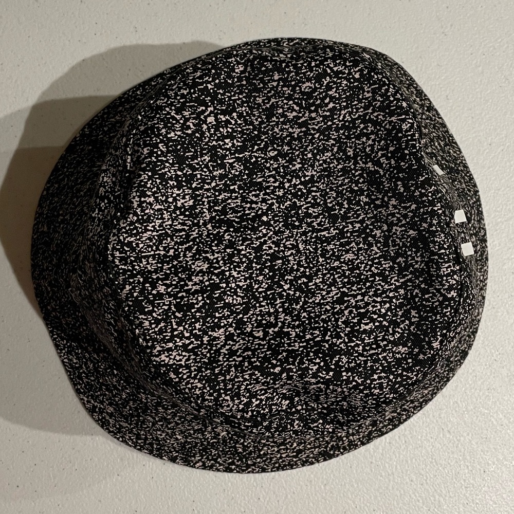 DOPE Black Speckled Bucket Hat with White Logo - Picture 4 of 9